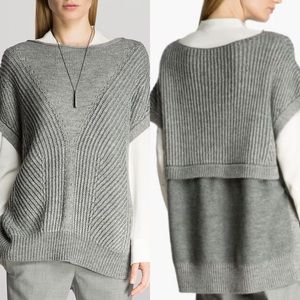 NWOT Halston Heritage Poncho Sweater